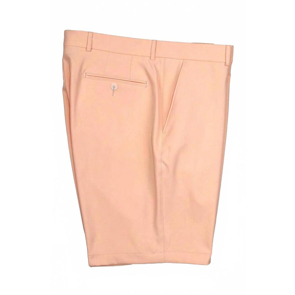 NEW BALLIN men's bi stretch agile performance microfiber golf shorts in apricot